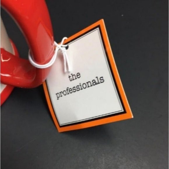 Papél Teacher Apple Mug Red White Gift Caring Encouraging Dedicated Patient BTS - Picture 6 of 7